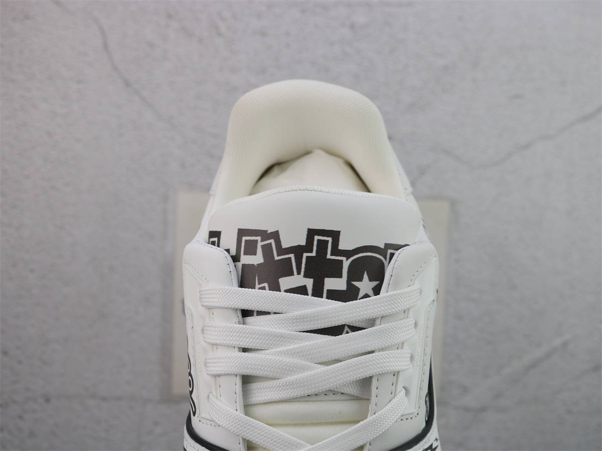 LV Trainer Sneaker White Black